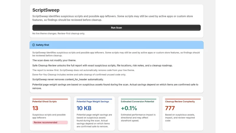 ScriptSweep