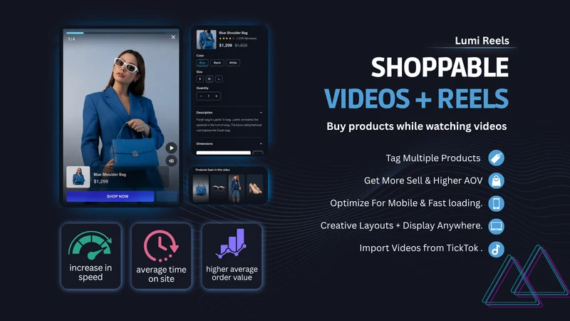 Lumireels: Shoppable Video