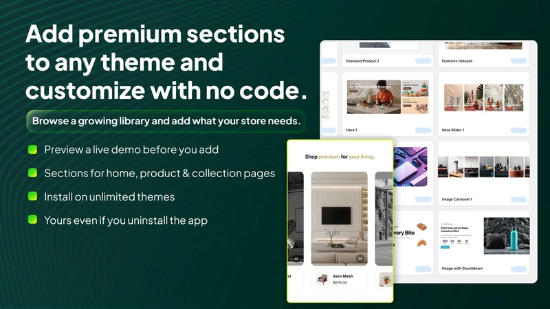 Layoutly: Theme Sections