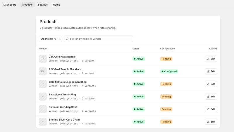 GoldSync: Live Gold Price