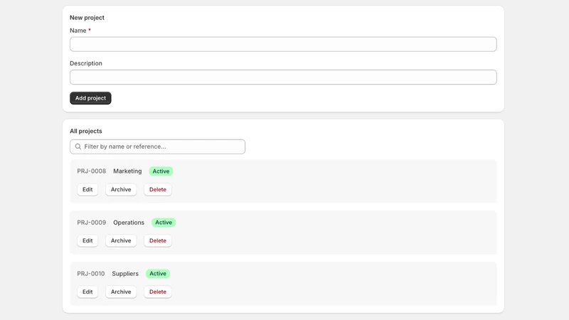 EMRA: Stock Alerts, POs, Tasks