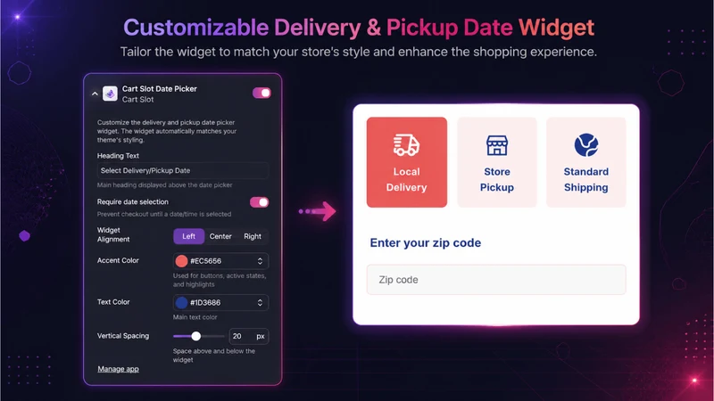 Clicko Cart Slot Picker