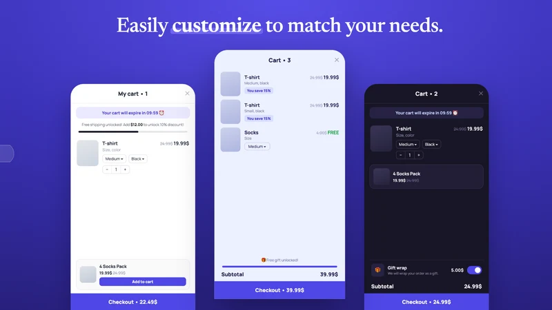Cart Pro: AI Upsell & Bundle