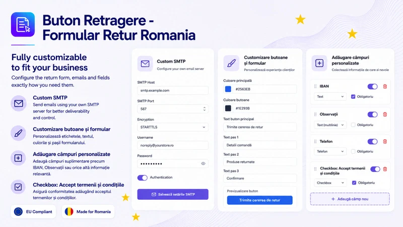 Buton Retragere: Undo My Order
