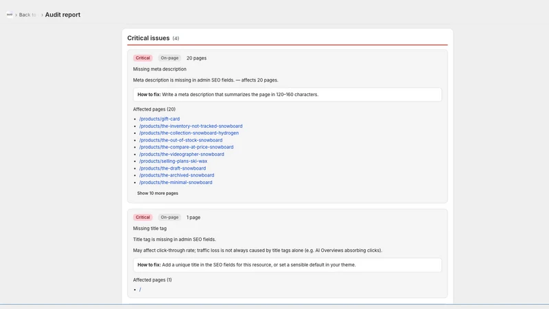 StoreHQ: SEO & AEO Audit