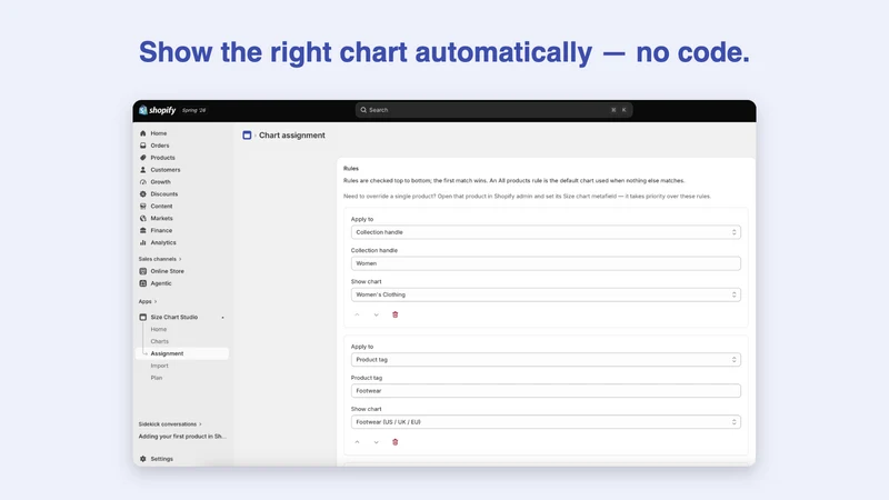 Size Chart Studio