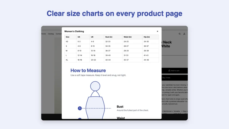 Size Chart Studio