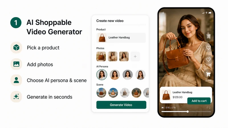 ReeliQ: AI Shoppable Video UGC
