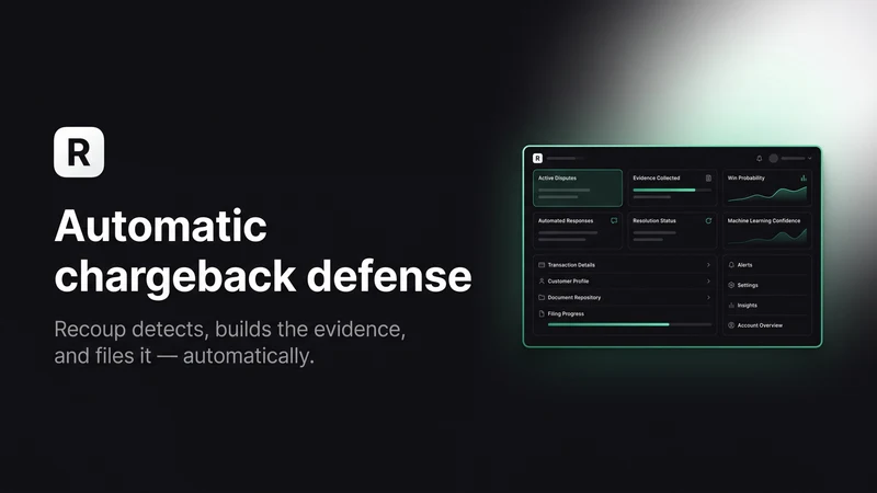 SC: AI Chargeback Fighting