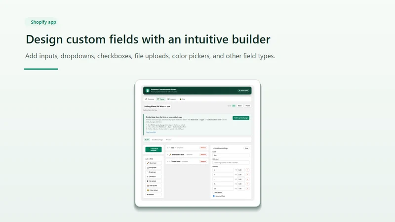 Arvo ‑ Custom Product Forms