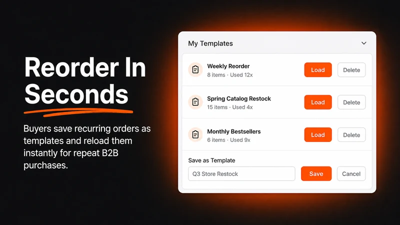 OrderPad ‑ Quick Order Form