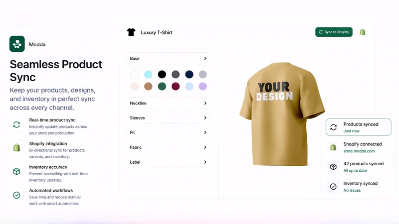 Modda Product Customizer