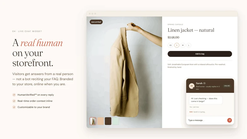 HumanTouch: Helpdesk & Chat