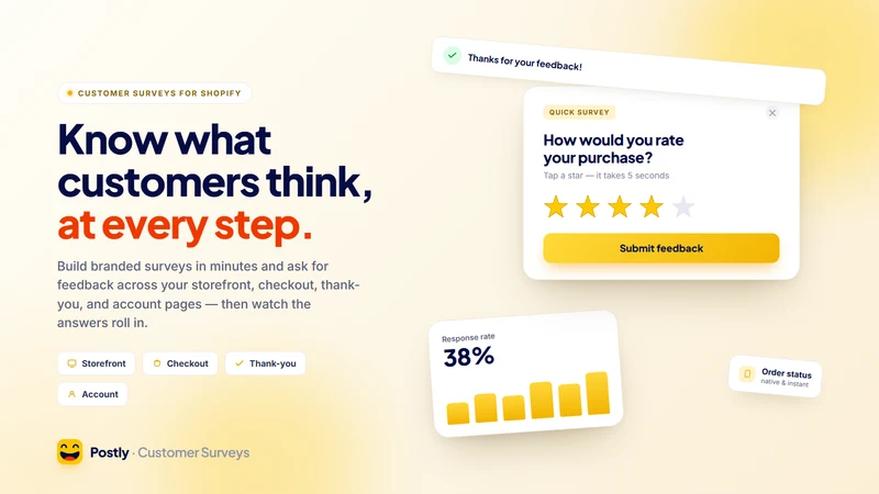 Postly: Customer Surveys