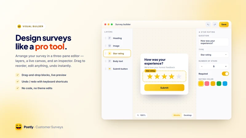 Postly: Customer Surveys