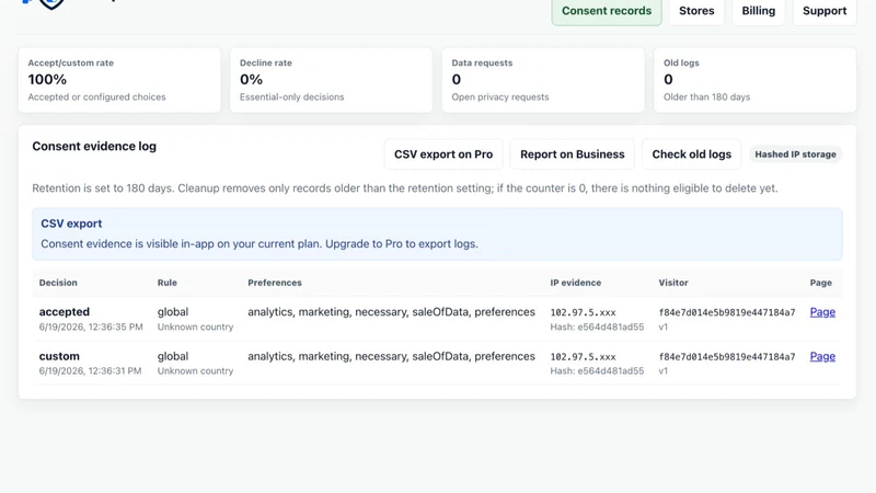 CompliAI Cookie Banner & GDPR