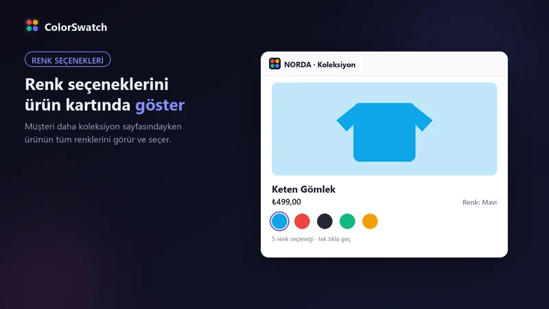 Kapsamlı Renk Seçenekleri