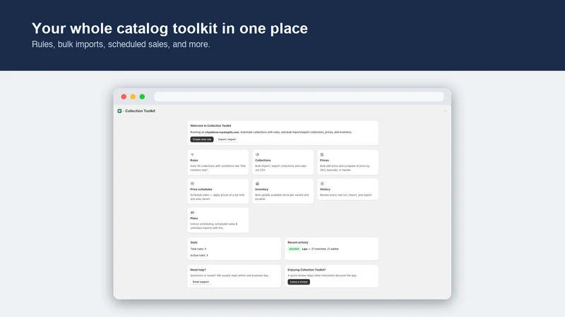 Collection Toolkit