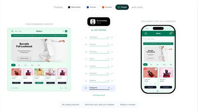 BrewmyApp ‑ Mobile App Builder