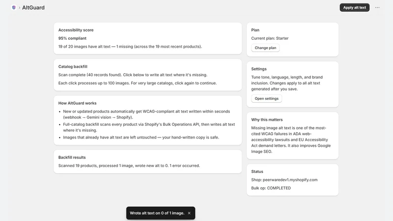AltGuard: AI Alt Text SEO