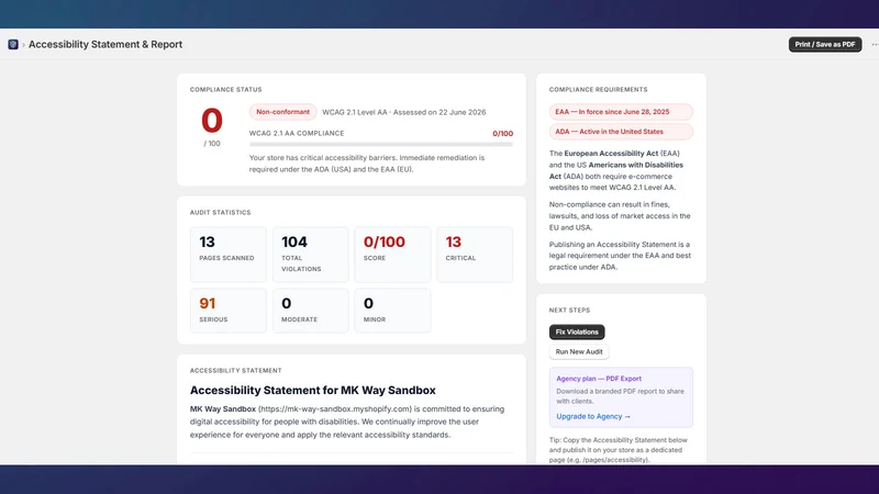 AccessFix ‑ ADA/EAA/WCAG