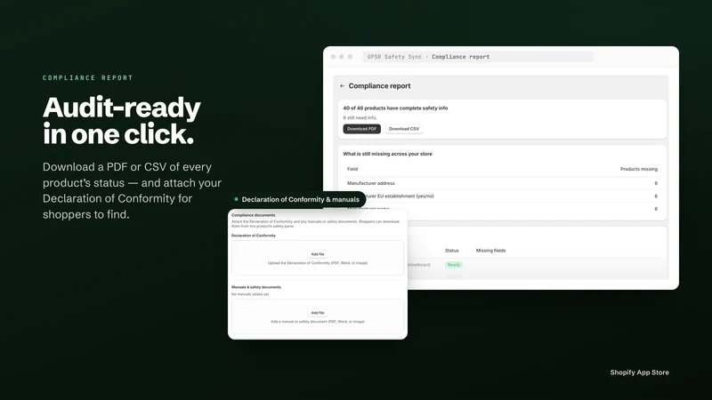 GPSR Safety Sync