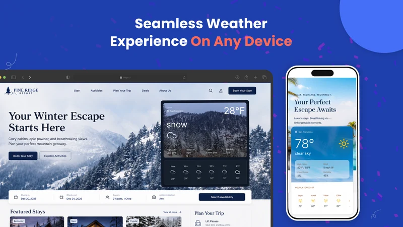 GA: Weather Widget & Forecast