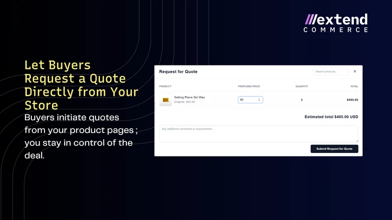 Extend B2B Quotes