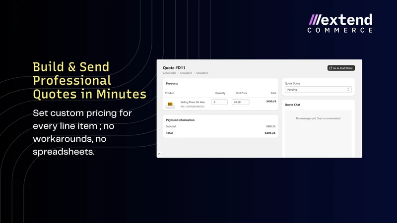 Extend B2B Quotes