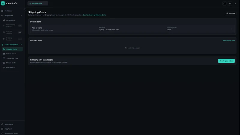 ClearProfit ‑ Profit Tracker