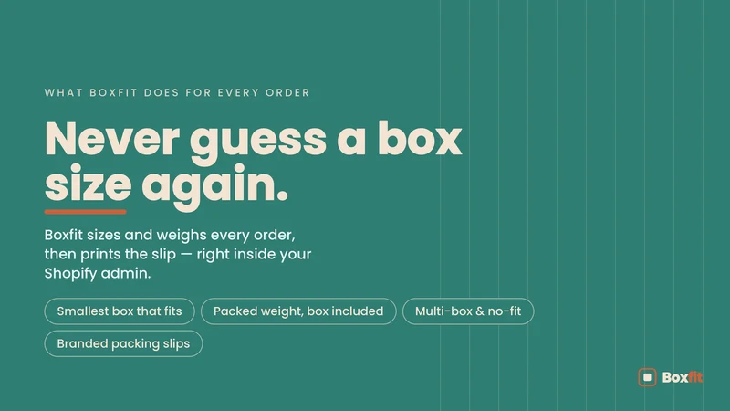 Boxfit: Packing & Box Picker