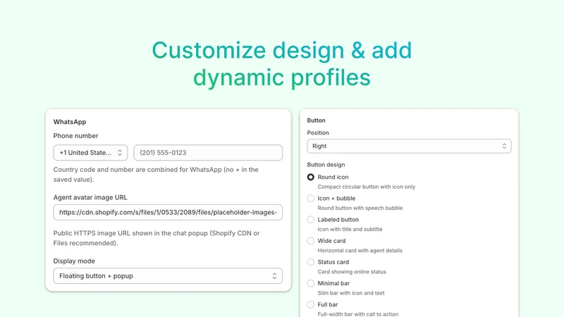 Start Chat Button for WhatsApp