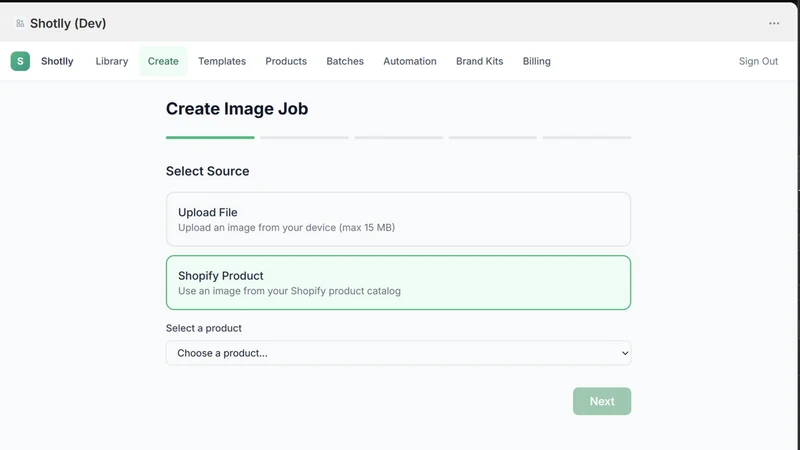 Shotlly: AI Product Photos