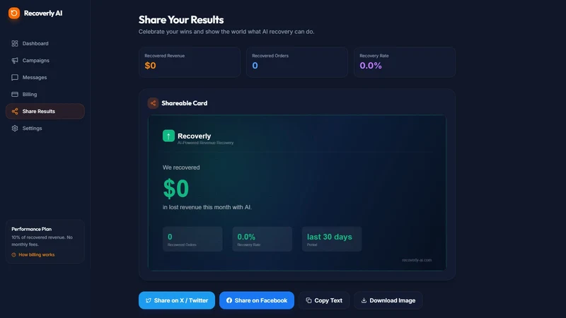 Recoverly: AI Cart Recovery