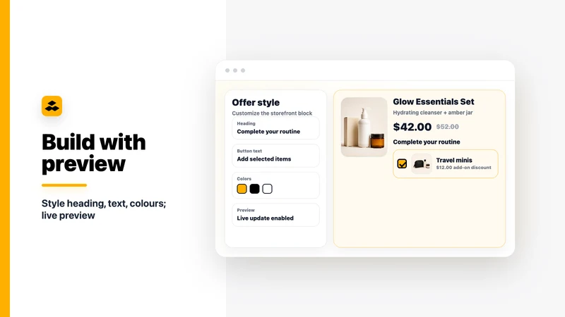 Prime Bundles & Upsell App