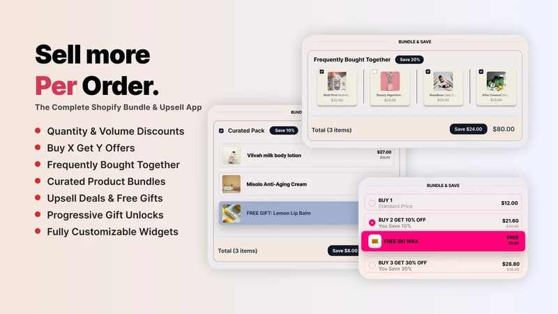 Orbitry | Upsell Bundles