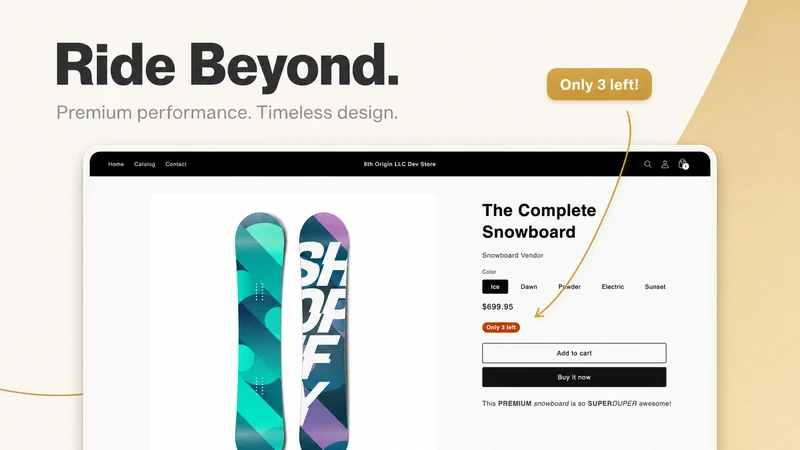 OnlyLeft: Low Stock Counter