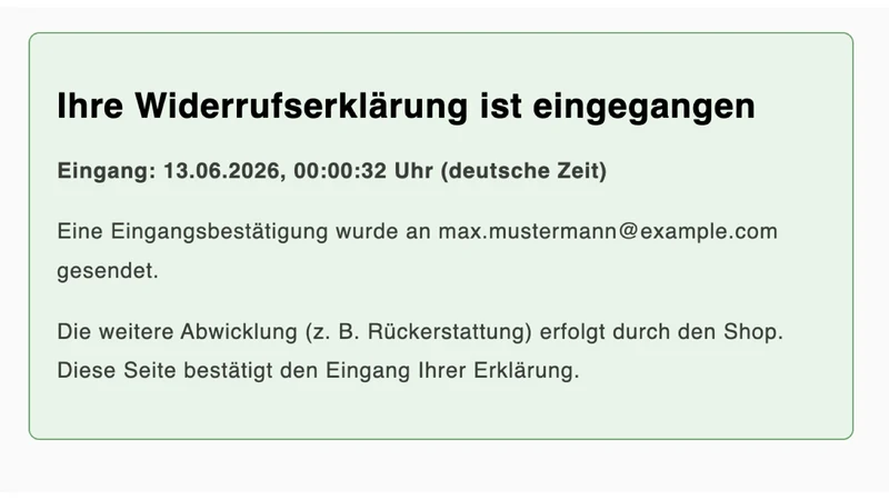 EU Widerrufsbutton § 356a