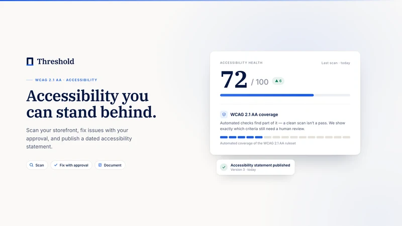 Threshold AI Accessibility