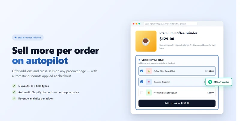 Star Product Addons
