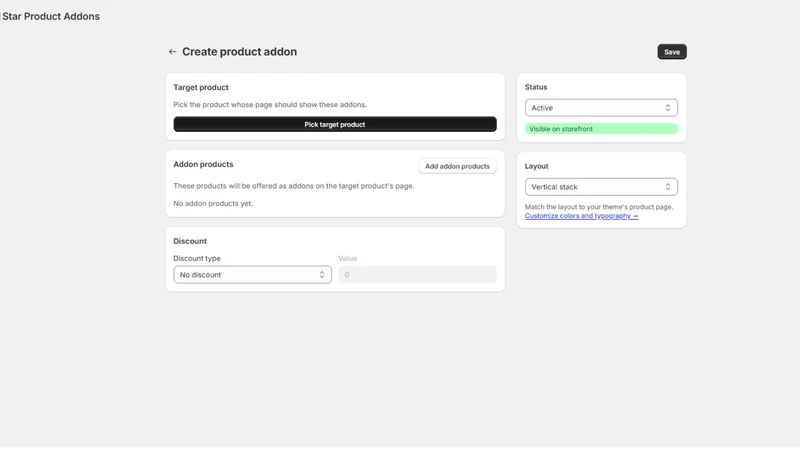 Star Product Addons