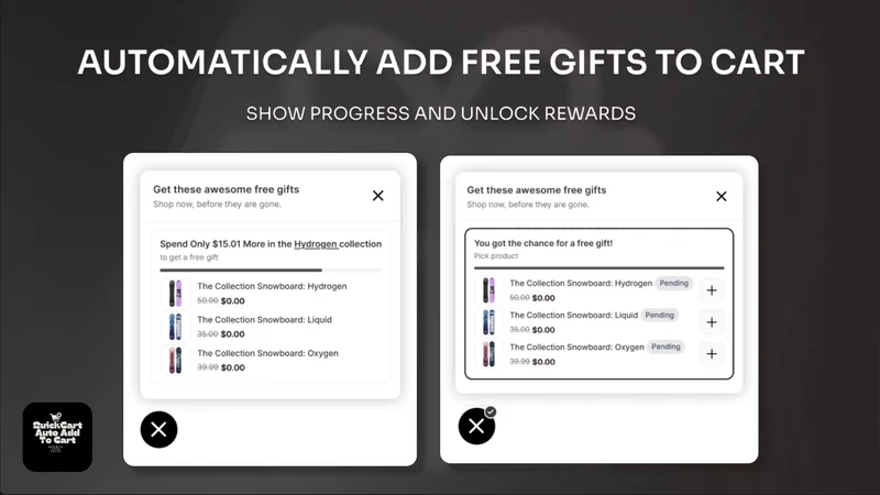 QuickCart: Gifts & Bundles