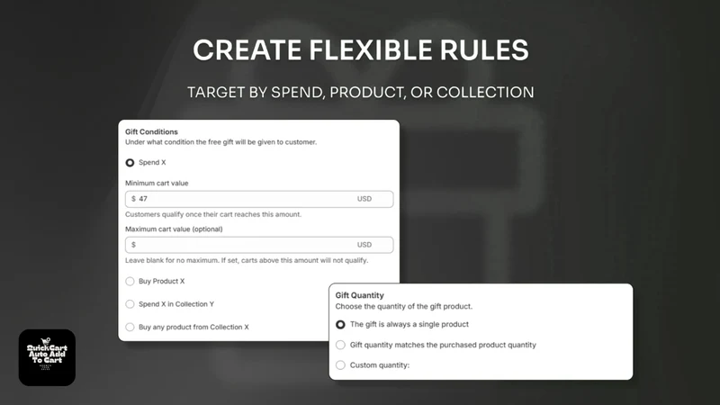 QuickCart: Gifts & Bundles