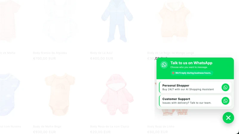 bKlug | WhatsApp Button