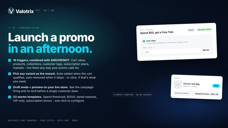 VLTRX Gift with Purchase BOGO