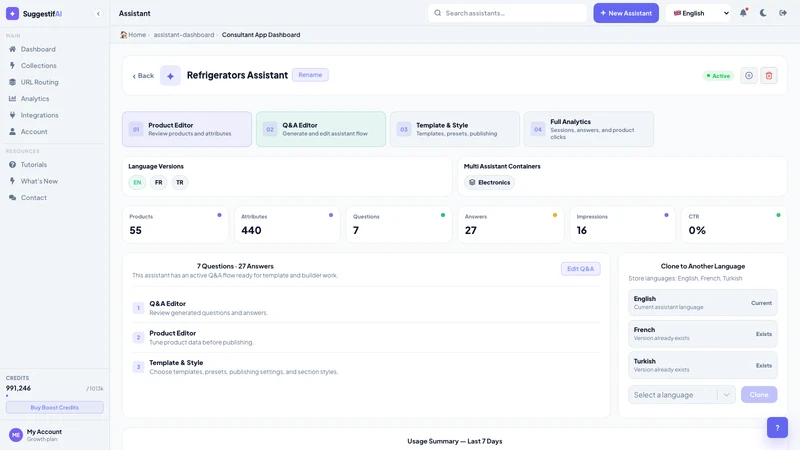 SuggestIF AI: Product Advisor