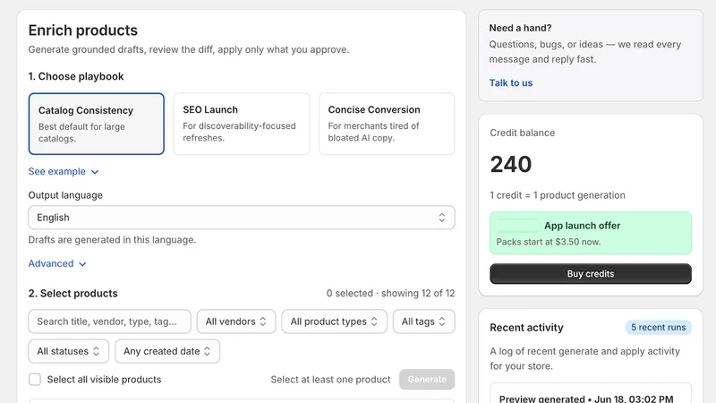 SEO Product Descriptions AI