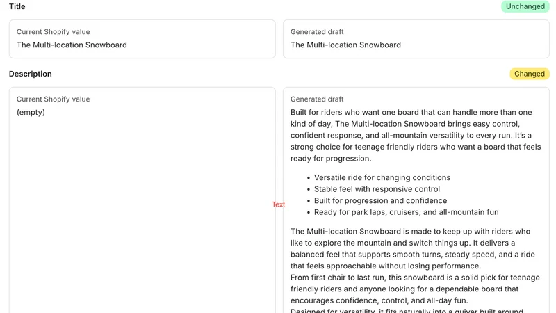 SEO Product Descriptions AI