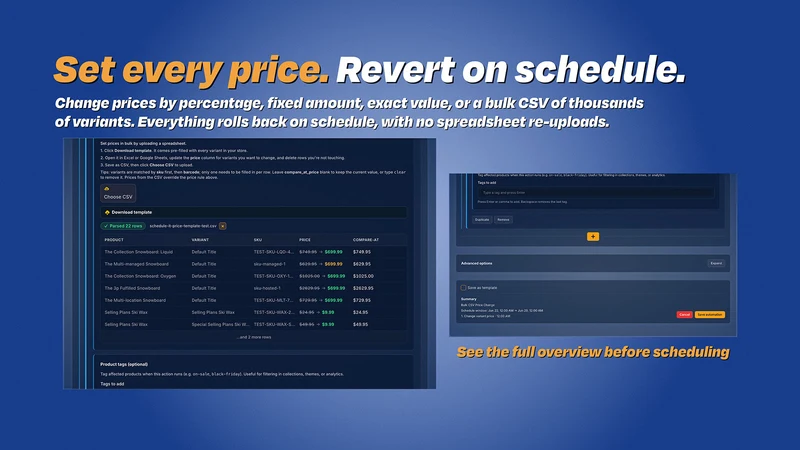 Schedule It ‑ Store Automation