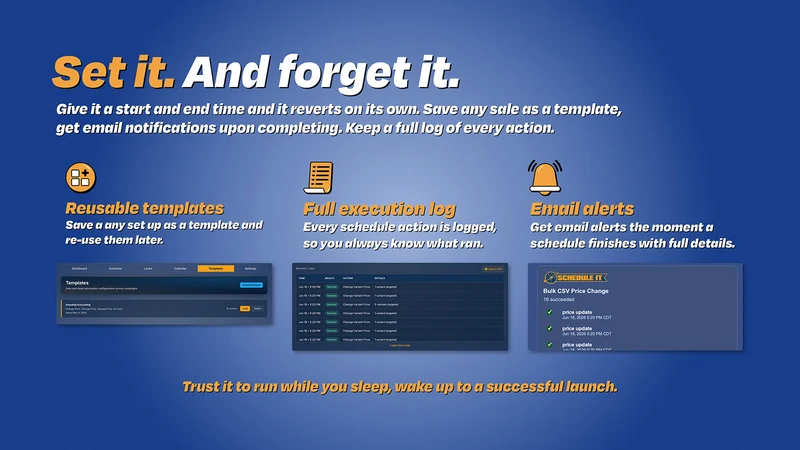Schedule It ‑ Store Automation
